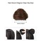 Cat Ears Hair Donut Chignon Claw Clip in Messy Hair Bun Space Bun Hair Pieces Cat Ears Bun Hair Extensions Wig Accessory Ponytail Hairpieces for Women Girls (Light Brown)
