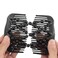 Yeshan Magic Hair Side Combs for Women Wood Beaded Stretch Double Clips Bun Maker Hair Accessories,Pack of 6