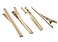 30pcs Skinny Alligator Hair Clips Metal Barrettes Hair Clips for Women and Girls DIY Craft (60mm, KC Gold)