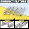 100 Pcs French Barrette Hair Clips Assortment Set 2.36 Inch Silver Metal Blank Alligator Hairpin Rectangle Craft Bow Clips for DIY Hairdressing Accessories (6 cm)