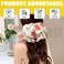 100 Pcs French Barrette Hair Clips Assortment Set 2.36 Inch Silver Metal Blank Alligator Hairpin Rectangle Craft Bow Clips for DIY Hairdressing Accessories (6 cm)