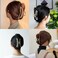 Large Pearl Hair Clips - 4.5 inch Zinc Alloy Banana Claw Clips for Thick Hair, Strong Hold Accessories for Women and Girls (3PCS)
