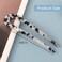 4 PCS Hair Pins Hair Fork French U-shaped Leopard Hair clips French Braid Tool for Hair and Women Hairstyle Accessories Cellulose Acetate Hairpin (Leopard)