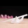 Chinese White Jade 6.69" Hair Sticks for Long Hair Simple Hairpins for Cheongsam