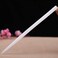 Chinese White Jade 6.69" Hair Sticks for Long Hair Simple Hairpins for Cheongsam
