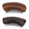 auwiyd 4 PCS Fluffy Hair Puff Cushion Synthetic Clip Bun Bump It Up Volume Hair Base for Women Girls