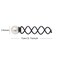 Honbay 10PCS Black Round Head Spiral Bobby Hair Pins Twist Screw Hair Pins Spin Pins Bun Stick Pick 14mm Dia Pearl