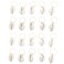 20 Pack Shell Hair Clip, Cowrie Shells for Hair for Women Seashell for Hair Braids DIY Sea Shell Gold Hair Rings Accessories
