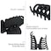 OWIIZI Big Hair Claw Clips for Women - Long Thick Hair 4.3" Nonslip Jumbo Clips With Strong Hold, Large Clamps for Styling (3 Packs)