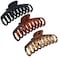 OWIIZI Big Hair Claw Clips for Women - Long Thick Hair 4.3" Nonslip Jumbo Clips With Strong Hold, Large Clamps for Styling (3 Packs)