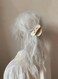 Hair Claw Clips For Women With Rose Pattern Hair Clip Non-Slip Elegant Hair Accessories Hair Claw for Women Girls Thick &amp; Thin Hair &amp; Curly Hair Cream White