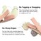 Hair Clips for Girls Accessories - 15 Pcs Fabric Covered Non-Slip Alligator Clip, Hair Barrettes for Women, Gray &amp; Pink Hair Accessories for Girls Toddler Kids &amp; Teens