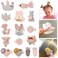 Hair Clips for Girls Accessories - 15 Pcs Fabric Covered Non-Slip Alligator Clip, Hair Barrettes for Women, Gray &amp; Pink Hair Accessories for Girls Toddler Kids &amp; Teens