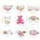 Glitter Hair Clips for Girls Accessories - 9 Pcs Sparkly Rhinestones Non-Slip Alligator Clip, Hair Barrettes for Women, Baby Girls Hair Accessories for Little Kids, Children &amp; Teens