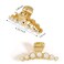 Hair Clip, Large Pearl Gold Metal Hair Claw Clips, Nonslip Hair Accessories for Thick Long Hair, Birthday Gift for Women, Girls, Daughters, Girlfriends
