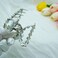 Large Metal Hair Claw Clips Turquoise Blue Stone Hair Claw Clip Western Hair Clips Nonslip Hair Accessories for Women Thick Hair Flower,Silver