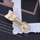 Metal Bow Hair Clip Bow Knot Side Clip Hairclip Minimalist Gold Hair Barrette Bow Shape Hairclip Head Clip Decorative Hair Accessories for Women and Girls