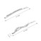 16 Pieces Fancy Rhinestone Bobby Pins, YISSION Silver Metal Hair Clips 2 Shaped Barrettes, Sparkly Crystal Hair Accessories for Women Girls Wedding Prom Party