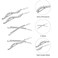 16 Pieces Fancy Rhinestone Bobby Pins, YISSION Silver Metal Hair Clips 2 Shaped Barrettes, Sparkly Crystal Hair Accessories for Women Girls Wedding Prom Party