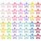60 PCS Star Snap Hair Clips Non-slip Toddlers Colorful Cute Lovely Metal Hair Barrettes Hair Accessories for Women Girls (Style 8)