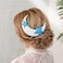 Heread Moon Hair Clip Sparkly Star Hair Barrette Party Wedding Costume Hairpin Hair Accessories for Women and Girls (Silver)