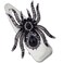 Szxc Women's Large Spider Hair Clips - 3 Inch Long - Non-Slip - No Pulling or Damage -Great for Thin &amp; Thick Hair - Halloween Costume Accessories Jewelry (Black)