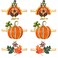 6 Pack Thanksgiving Fall Hair Clip for Women Enamel Rhinestone Harvest Turkey Pumpkin Maple Leaf Hairpins Thanksgiving Autumn Party Hair Accessory Gifts