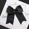 Jumbo Bow Clip with Tails (Black)
