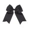 Jumbo Bow Clip with Tails (Black)