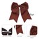 Dark Brown Jumbo Bow Clip with Tails