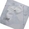 White Jumbo Bow Clip with Tails