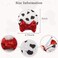 CellElection 8PCS Sequin Mouse Ears Hair Clips Glitter Hair Bows Cute Mice Ears Hair Clips Barrettes for Women Girls Hair Accessories for Costume Party Favor Christmas Decoration