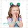 CellElection 8PCS Sequin Mouse Ears Hair Clips Glitter Hair Bows Cute Mice Ears Hair Clips Barrettes for Women Girls Hair Accessories for Costume Party Favor Christmas Decoration