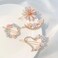 MIAO JIN Hair Clip, 20PCS Rhinestone Flower Hair Clip Bobby Pin, Bling Crystal Love Pins Handmade Metal Headwear Hair Clips for Women's and Girls' Hair Accessories
