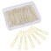 Hair Pins for Women, IKOCO 80pcs 2.75inch U Shaped Hair Pins with Storage Box, Gold