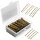 Bobby Pins 2 Inch 300Count, Crimped Hair Pins for Gold Blonde Hair, Non Slip Bobby Pins Kit for Thick Hair, Great Choice for Hair Styling(Blonde)