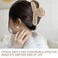 2Pcs Fuzzy Hair Clips Plush Hair Clamp for Thick Thin Hair, Large Nonslip Faux Fur Hair Claw Clips Cute Hair Clips for Women（Black, Light Brown）