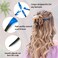4 Pieces Wooden Hair Sticks for Women Natural Ebony (Black Sandalwood) with resin Handmade Carved Hair Pins Chinese Chignon Japanese Chopsticks for Long Hair Buns (Blue)