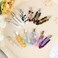 12 PCS No bend Hair Clips No Crease Hair Clips Styling Duck Bill Clips No Dent Alligator Hair Barrettes for Salon Hairstyle Hairdressing Bangs Waves Woman Girl Makeup Application (Acetate 12 colors)