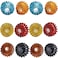 NSBELL 12PCS Birds Nest Hair Clips Hair Claw Clamps Bun Makers Expandable Ponytail Holder Comb Hair Bands Hair Accessory for Women Girls