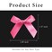 30PCS Bow Hair Clips Hot Pink Mini Hair Bows Kawaii Hair Ribbons Clips Satin Bow Hair Accessories for Women Girls