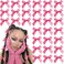 30PCS Bow Hair Clips Hot Pink Mini Hair Bows Kawaii Hair Ribbons Clips Satin Bow Hair Accessories for Women Girls