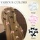 30PCS Bow Hair Clips 3 Colors Satin Mini Bowknot Hair Bows Kawaii Bow Claw Clip Barrettes Ribbon Hairpins for Women Girls