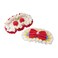 Toddler Hair Clips (2pcs) Handmade Crochet Cherry Hair Clips for Women No Slip Fluffy Baby Hair Clips Pink Hair Clips for Toddlers 2-4 years