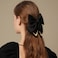 French hair bow clip Court retro big Bow Barrettes Hair Clip Hair Bow Clip Hair Accessories for Women Girl Wedding Party Christmas