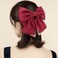 French hair bow clip Court retro big Bow Barrettes Hair Clip Hair Bow Clip Hair Accessories for Women Girl Wedding Party Christmas