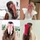 Silky Satin Bow Hair Clips for Women - Large French-Style Bowknot Barrettes with Long Tail Ribbon, Coquette Bows for Hair, Pink Lovers Valentine's Day Gift