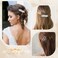 WHAVEL 4PCS Rhinestone Hair Barrettes for Women Silver Hair Clips Sparkly Rhinestone Barrettes Fancy Hair Clips Formal Hair Accessories for Women Wedding Prom Bride