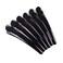 Fodattm 12PCS Professional Hairdressing Salon Duckbill Clip Plastic Non Slip Alligator Hairpin Simple Hairgrip Hair Clip Hair Barrettes for Hair Styling and Sectioning (Length -3.7in, Black)