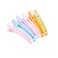 12PCS Colorful Hollow Plastic Metal Alligator Hair Clips Professional Hairdressing Salon Hair Barrettes Duck Bill Teeth Non Slip Clips for Hair Styling and Sectioning (Length - 4.7in)